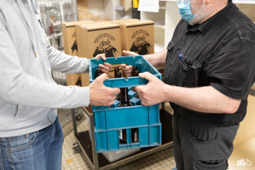 FRANCE-LABOUR-BEER-GLASS-BOTTLE-RE-USE