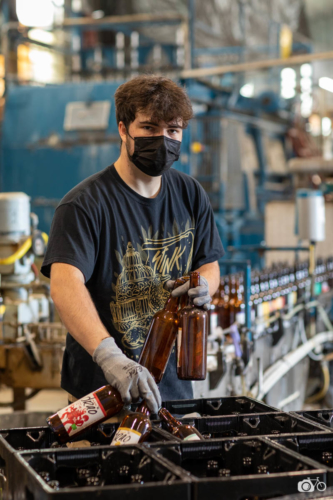 FRANCE-LABOUR-BEER-GLASS-BOTTLE-RE-USE