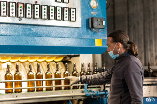 FRANCE-LABOUR-BEER-GLASS-BOTTLE-RE-USE